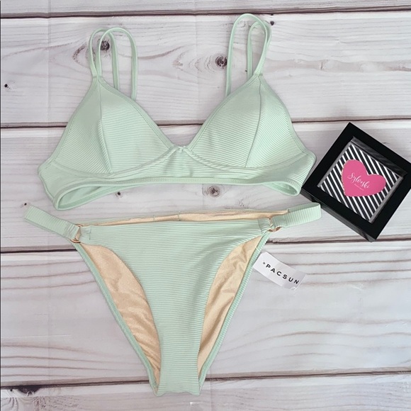 La Hearts Other - 🌵 LA HEARTS RIBBED BIKINI SET NWT